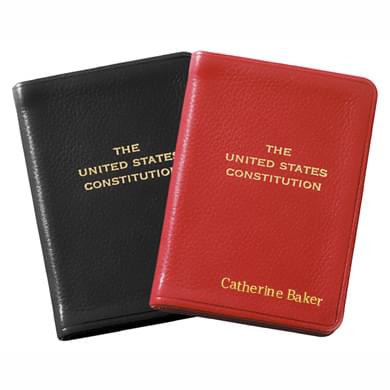 Mini Leather US Constitution Image-1
