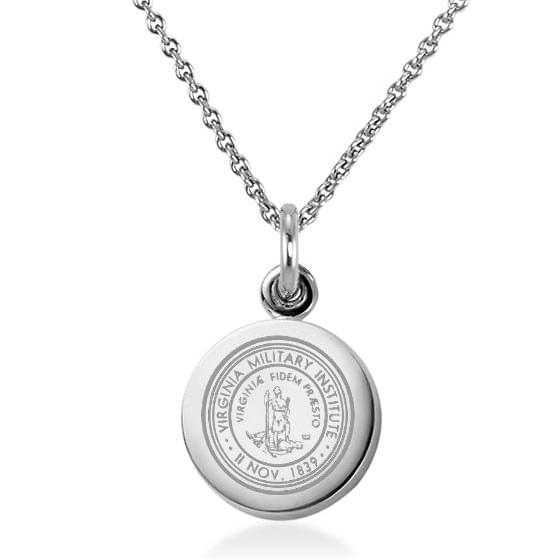 VMI Sterling Silver Necklace with Silver Charm Image-1