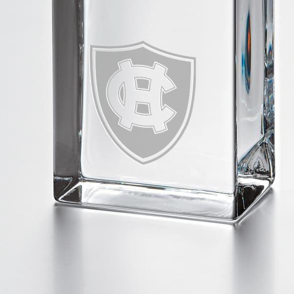 Holy Cross Tall Glass Desk Clock by Simon Pearce Image-2