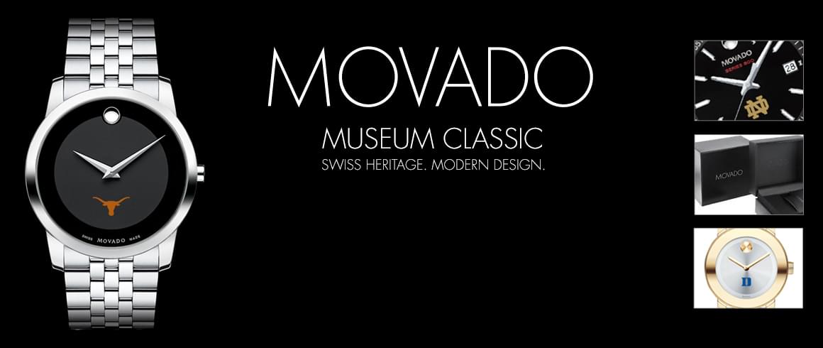 HISTORIC MOVADO WATCHES FOR YOUR UNIVERSITY